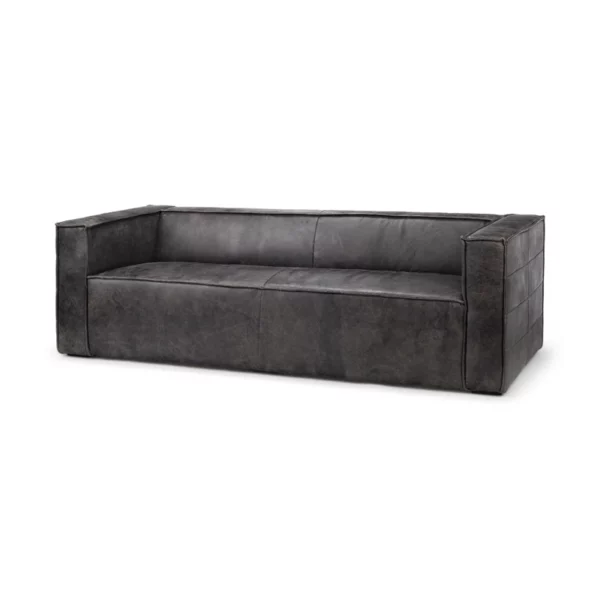 Godwin 91'' Leather Sofa