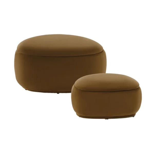 Hoya 2 - Piece Upholstered Storage Ottoman